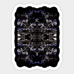 Carl Clarx Design - Grey in Blue - Sticker